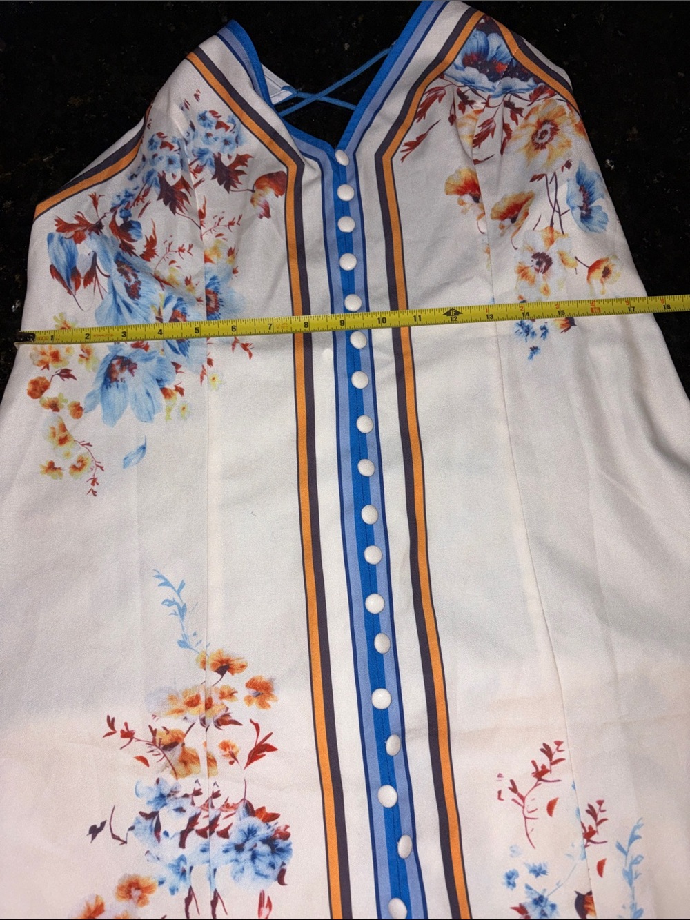 NWT Commense Floral Printed Halter Long Dress - Picture 11 of 13